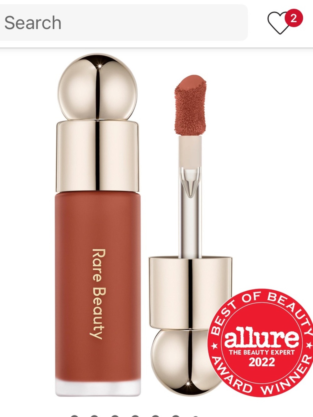 Rare Beauty Soft Matte Liquid Blush — Warm Terracotta resilience